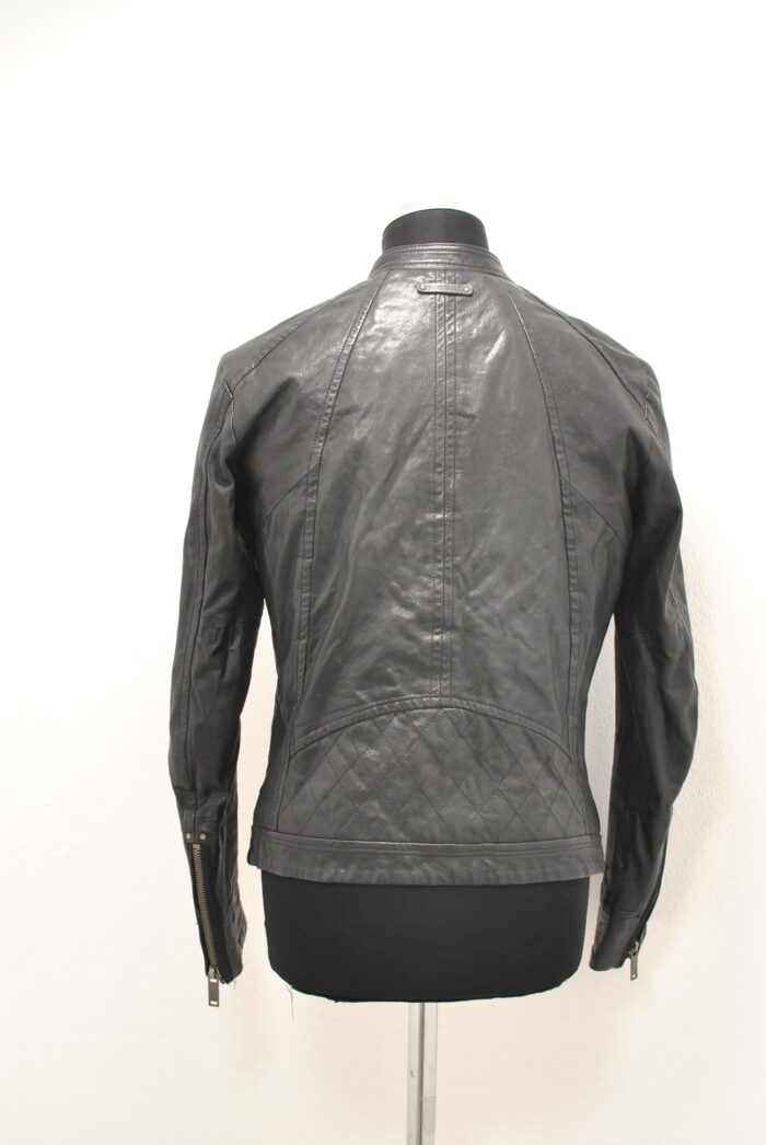 Diesel geaca de piele pentru barbati marimea M - imagine 3
