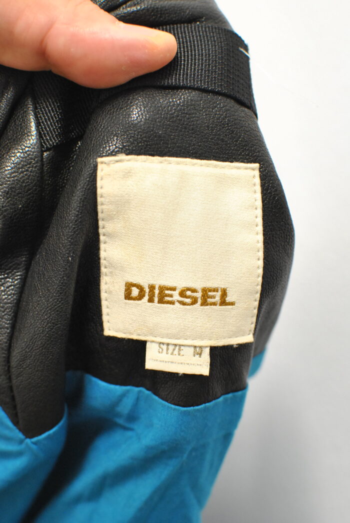 Diesel geaca de piele pentru barbati marimea M - imagine 2