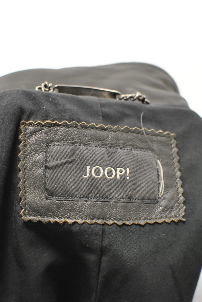 Joop geaca de piele aspect vintage , pentru barbati marimea L - imagine 4