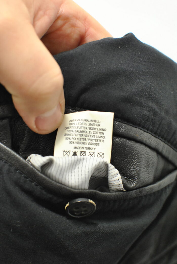 Joop geaca de piele aspect vintage , pentru barbati marimea L - imagine 6