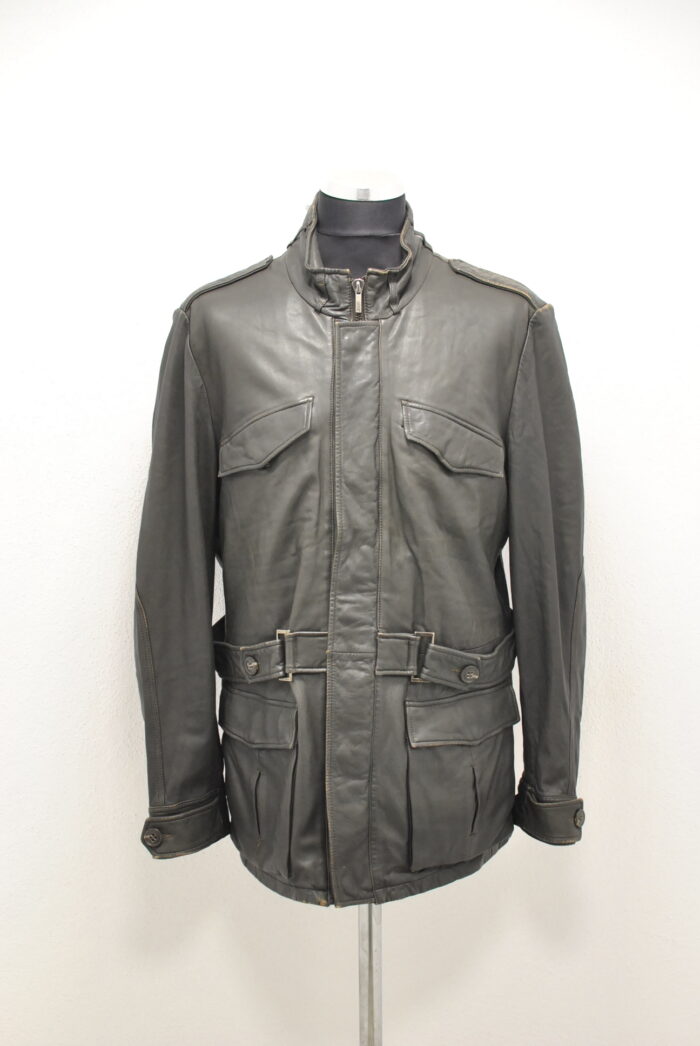 Joop geaca de piele aspect vintage , pentru barbati marimea L - imagine 1