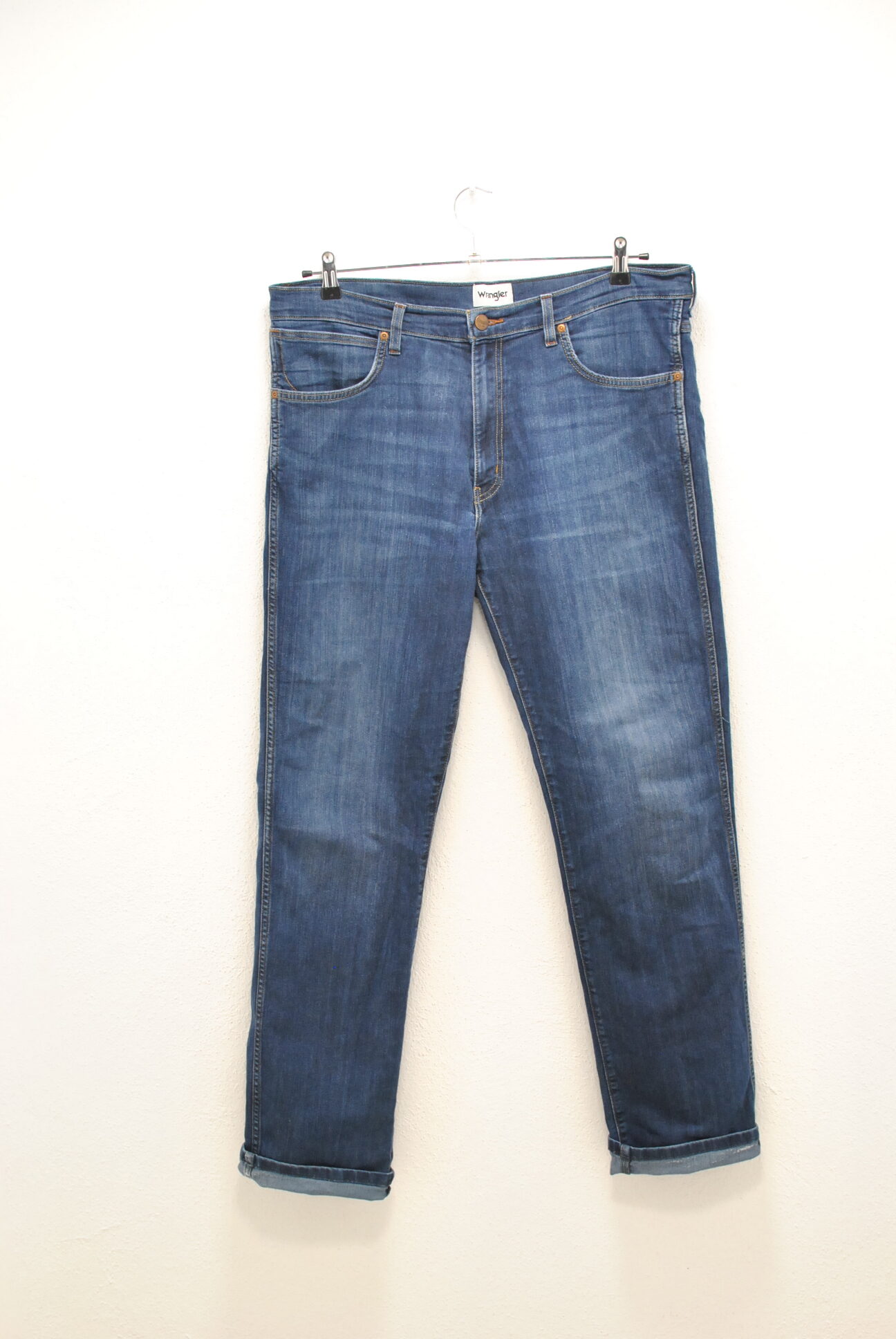 DSC_0150 Wrangler blug elastic de barbati marimea 40 cu 34 - imagine 1