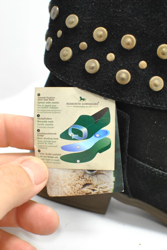 Remonte ghete de piele imblanite cu blana de oaie marimea 36 - imagine 9