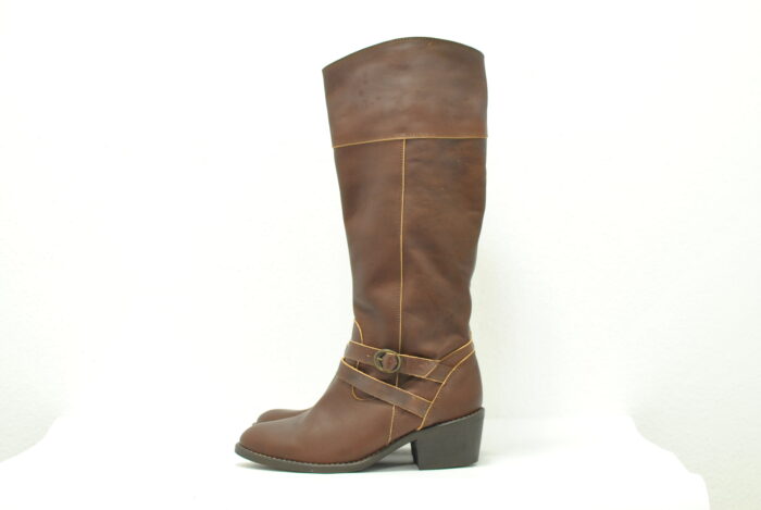 Cizme de piele imblanite marimea 37 - imagine 3