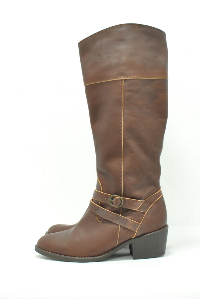 Cizme de piele imblanite marimea 37 - imagine 4