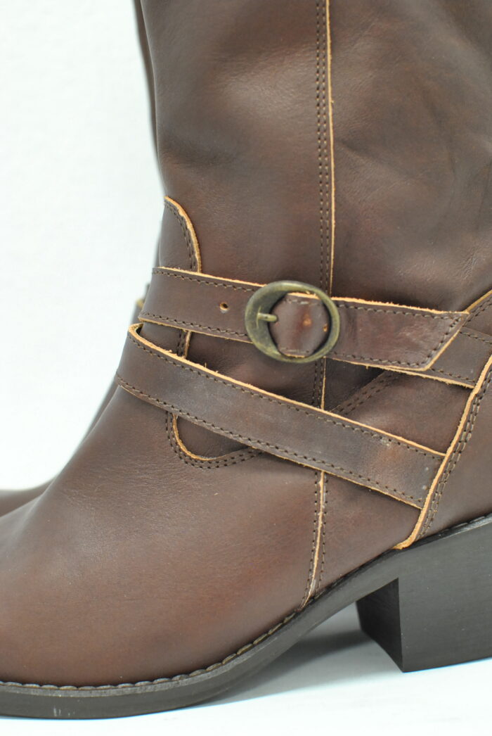 Cizme de piele imblanite marimea 37 - imagine 5