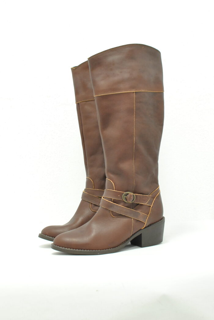 Cizme de piele imblanite marimea 37 - imagine 1