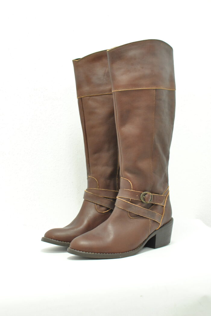 Cizme de piele imblanite marimea 37 - imagine 7
