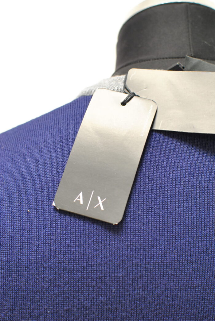 Armani Exchange bluza de lana fina pentru barbati marimea M - imagine 5