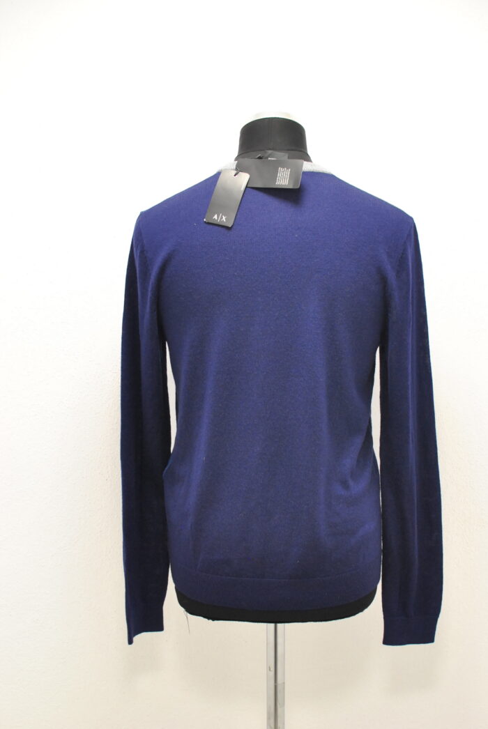 Armani Exchange bluza de lana fina pentru barbati marimea M - imagine 6