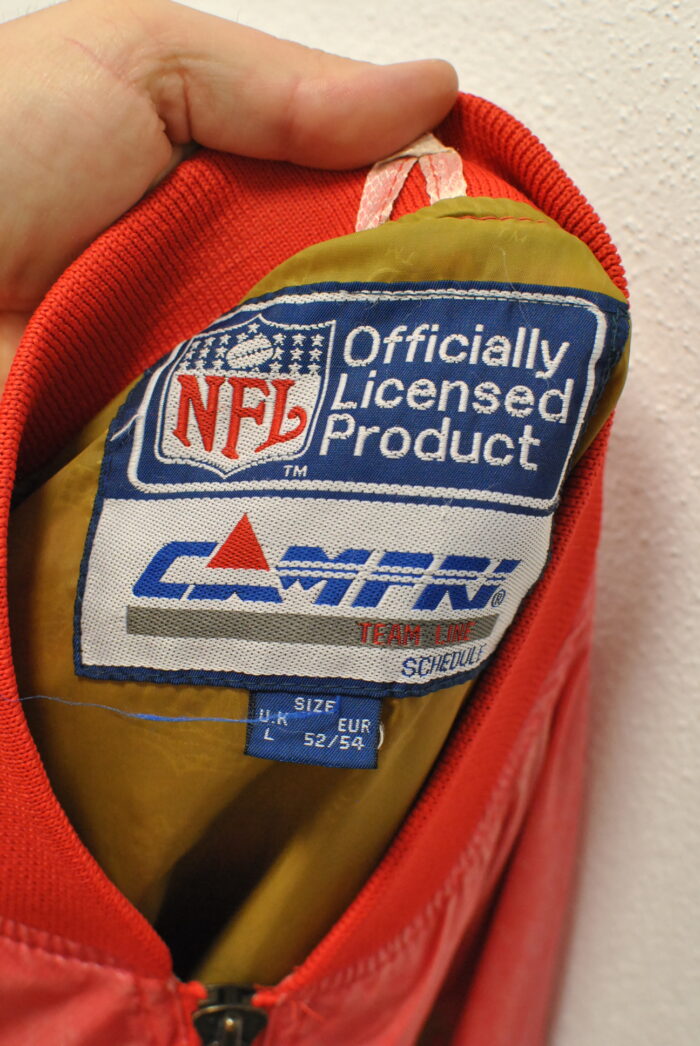 NFL Campri geaca vintage , geaca bomber de barbati marimea XL - imagine 9