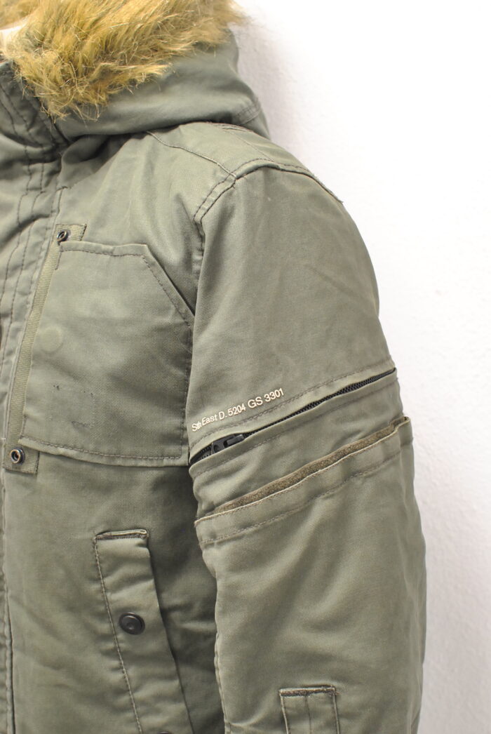 G Star Army long parka de barbati marimea M - imagine 9