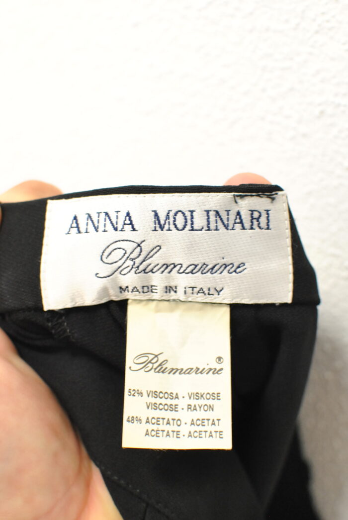 Anna Molinari Blumarine pantalon de femei cu talie inalta marimea 36 - imagine 2
