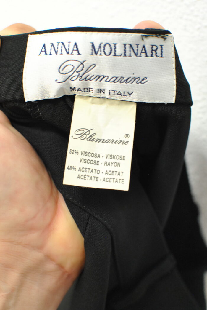Anna Molinari Blumarine pantalon de femei cu talie inalta marimea 36 - imagine 7