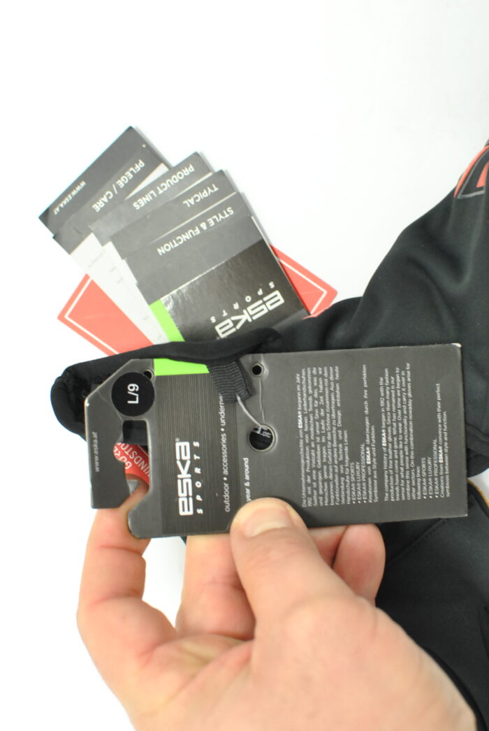 Eska manusi de soft shell+piele pentru biciclisti marimea 9 - imagine 4