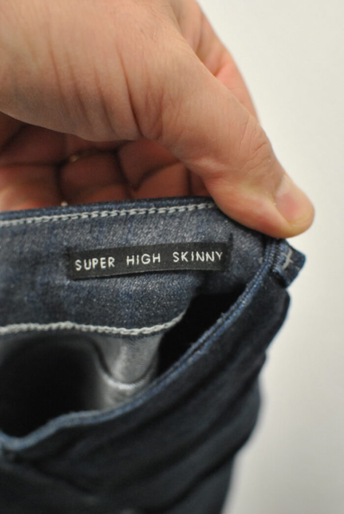 Guess Super High Skinny blug elastic de femei marimea 26 - imagine 7