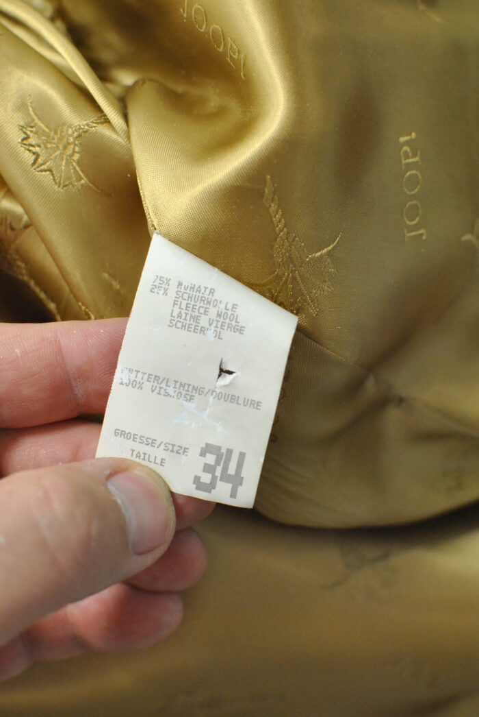Joop palton vintage de lana+mohair pentru femei marimea XL/XXL - imagine 6
