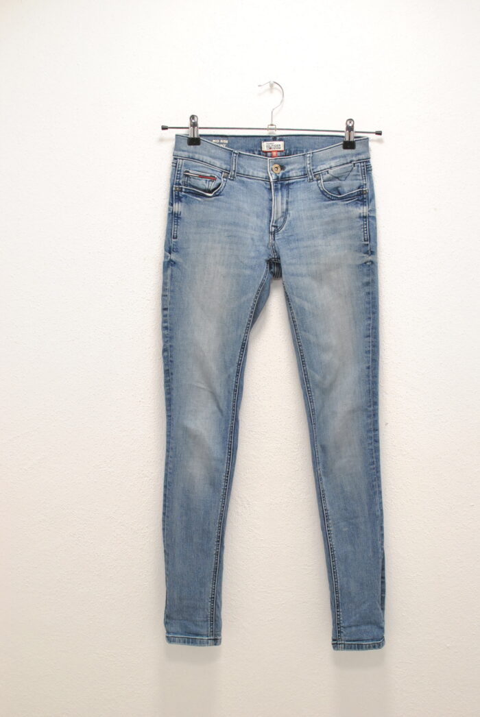 Tommy Jeans Mid Riser Skinny blug elastic de femei marimea 35 cu 32 - imagine 1