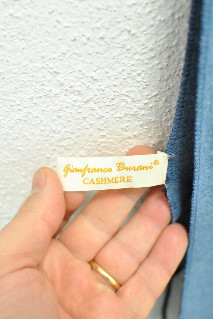 Gianfranco Burani sal/fular/esarfa de casmere marimea mare , model unisex - imagine 2