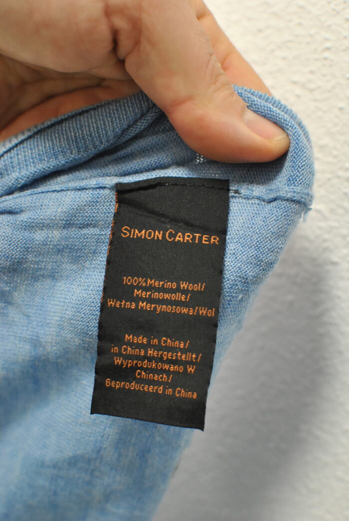 Simon Carter bluza de lana Merino pentru barbati marimea XL - imagine 5