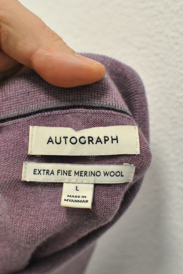 Autograph bluza de lana Merino pentru barbati marimea L - imagine 2