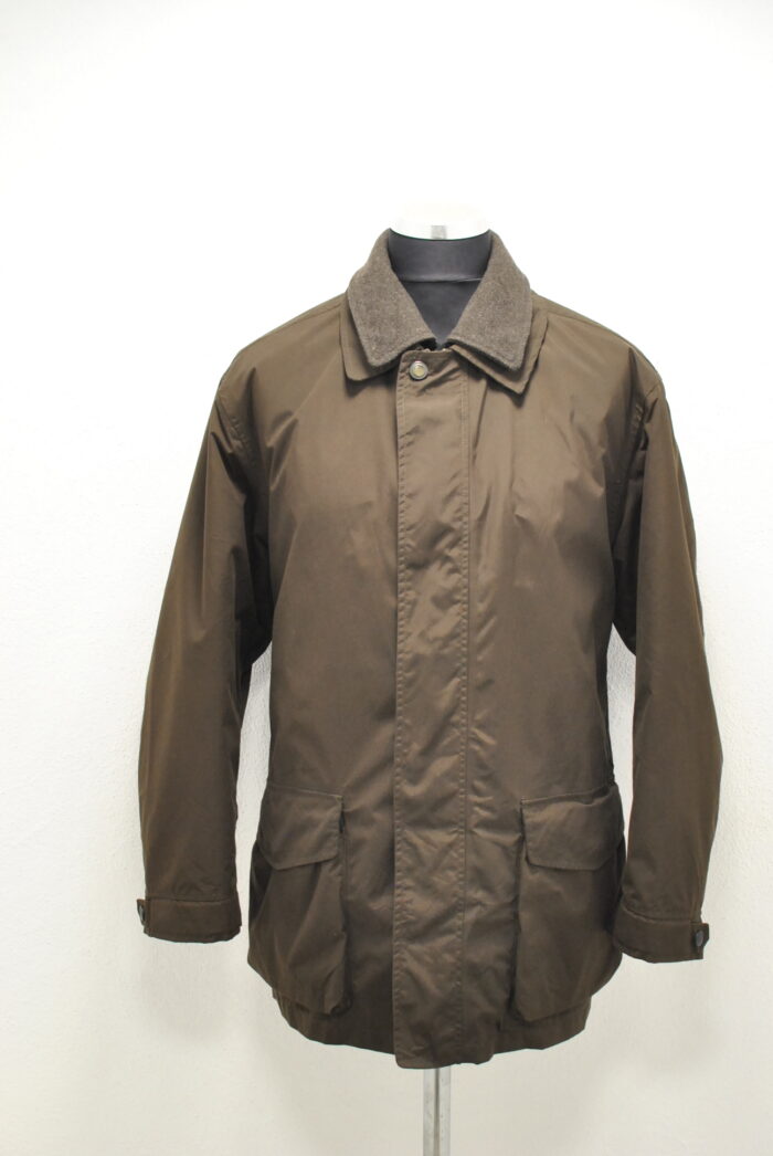 E.Zegna geaca impermeabila de 10.000 cu geaca interioara de lana detasabila marimea L - imagine 1