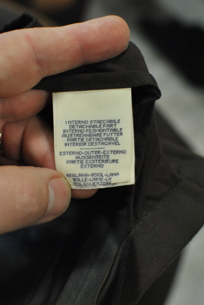 E.Zegna geaca impermeabila de 10.000 cu geaca interioara de lana detasabila marimea L - imagine 11