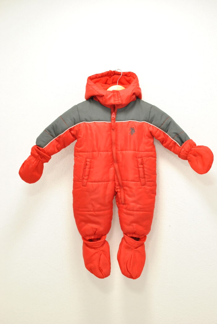 U.S Pollo Assn. costum de zapada pentru bebe marimea 12 M - imagine 1