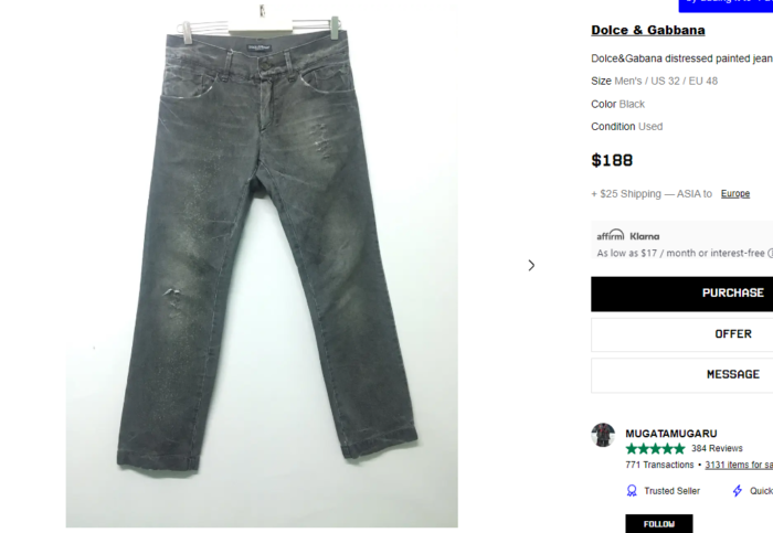 Dolce & Gabanna Men's collection blug de barbati marimea 44 - imagine 7