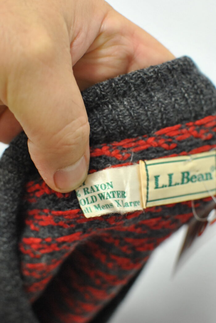 L.L Bean geaca vintage handmade , cowntry , traditionala de lana , pentru barbati marimea XL - imagine 6