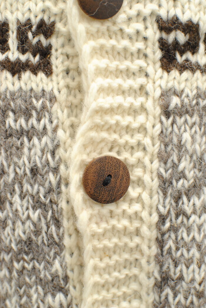L'Homme Moderne cardigan de lana Made in Nepal , pentru barbati marimea XL/XXL - imagine 3