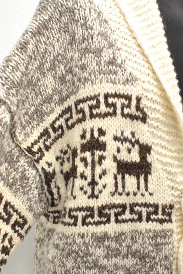 L'Homme Moderne cardigan de lana Made in Nepal , pentru barbati marimea XL/XXL - imagine 4