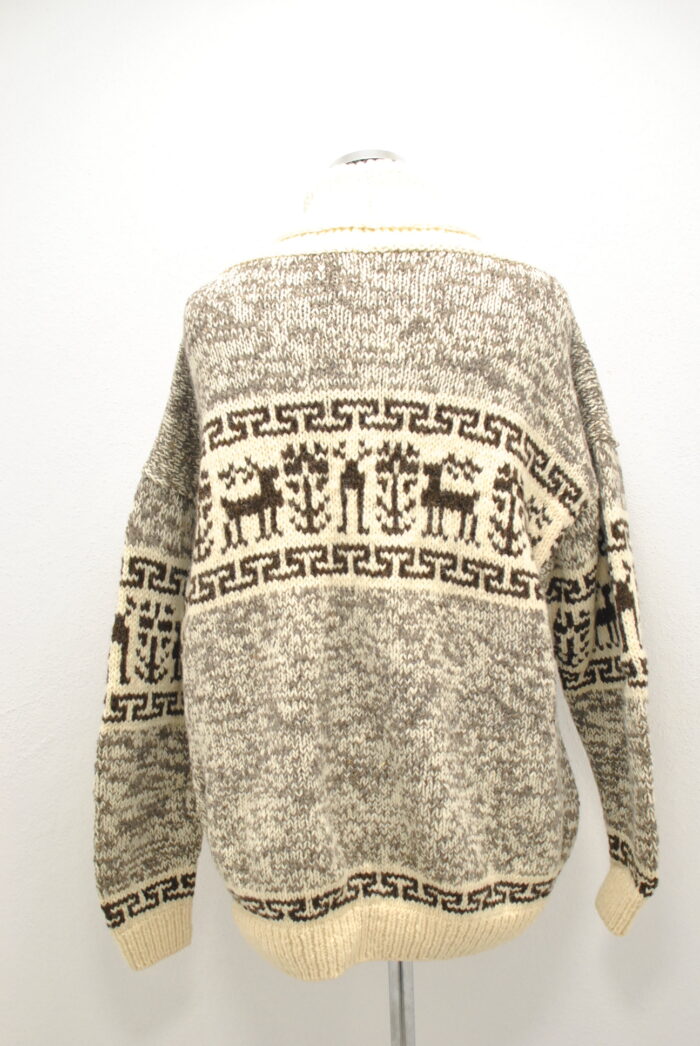 L'Homme Moderne cardigan de lana Made in Nepal , pentru barbati marimea XL/XXL - imagine 6