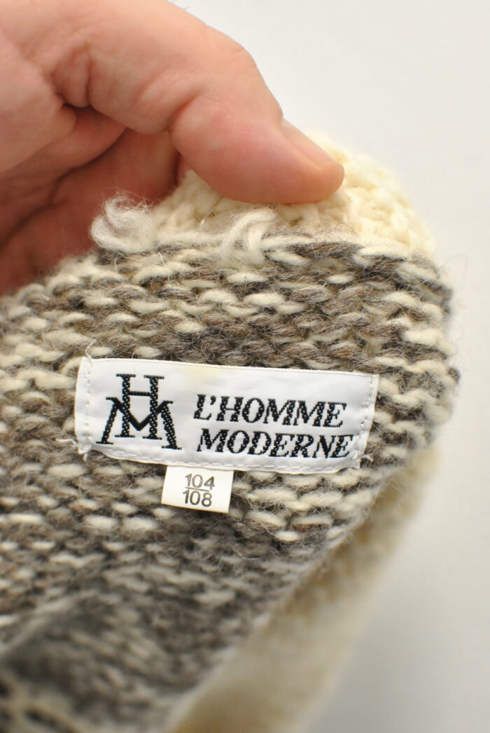 L'Homme Moderne cardigan de lana Made in Nepal , pentru barbati marimea XL/XXL - imagine 2