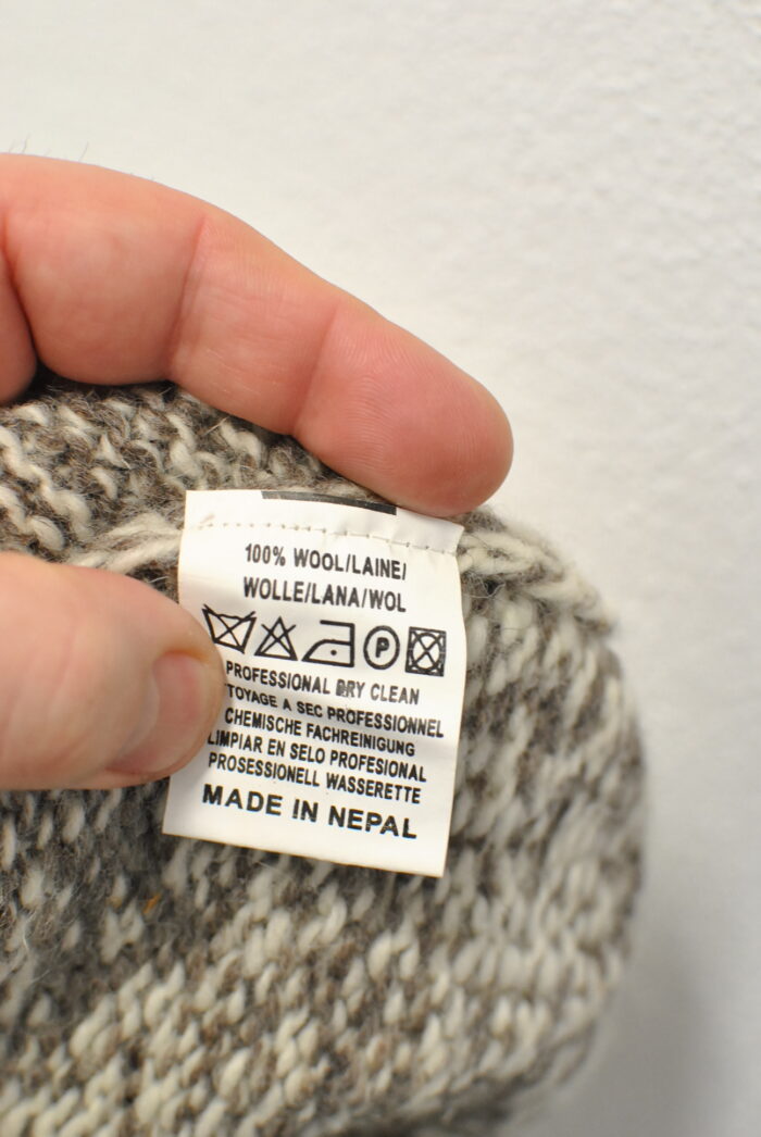 L'Homme Moderne cardigan de lana Made in Nepal , pentru barbati marimea XL/XXL - imagine 7