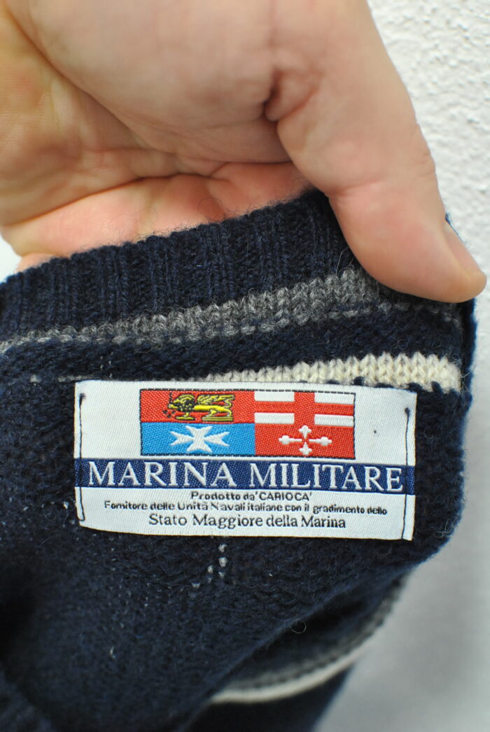 Marina Militare bluza de lana pentru barbati marimea XL - imagine 5