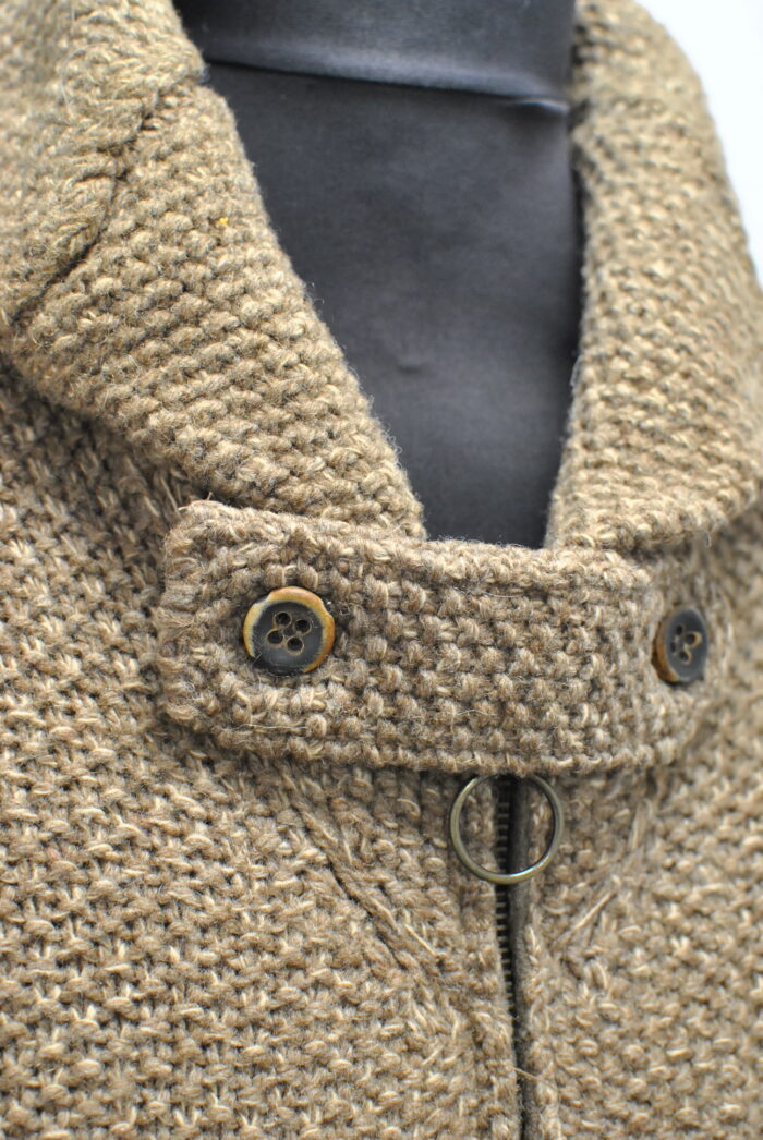 AD Arte geaca handmade realizata in Toscana , geaca de lana pentru barbati marimea S/M - imagine 3
