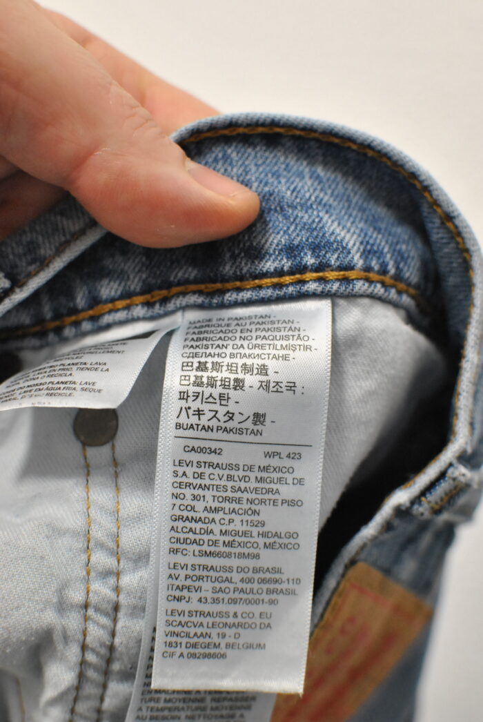 Levis Strauss 512 ,  blug elastic de barbati marimea 34 - imagine 6