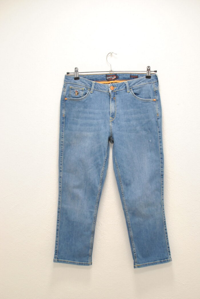 U.S Pollo Assn. Slim Cropped blug elastic de femei marimea 40 - imagine 1