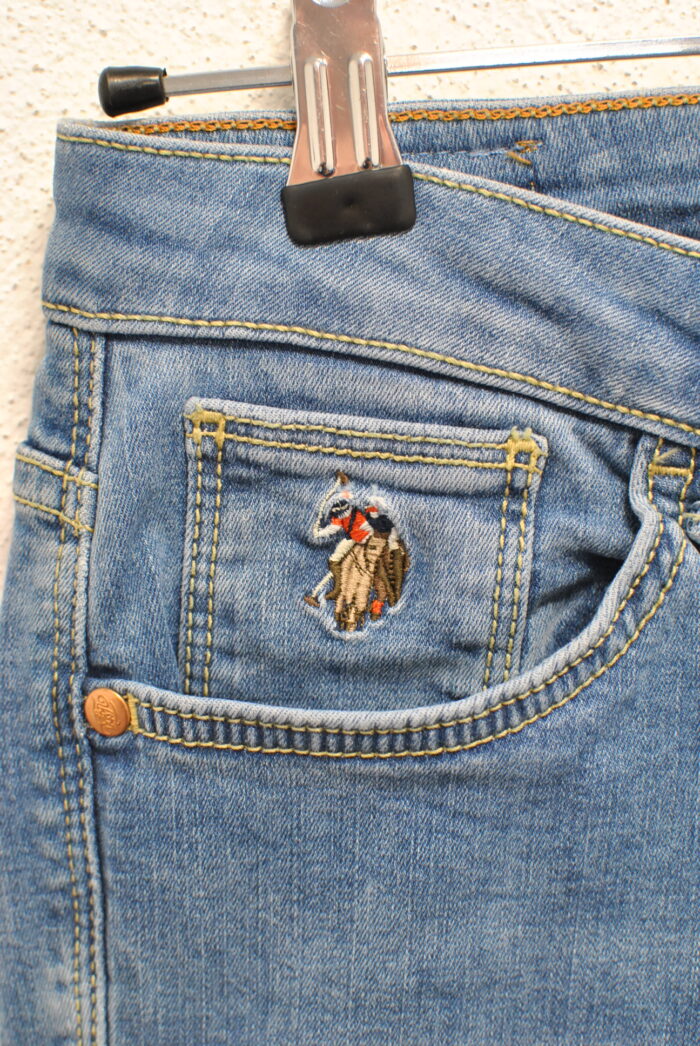 U.S Pollo Assn. Slim Cropped blug elastic de femei marimea 40 - imagine 2
