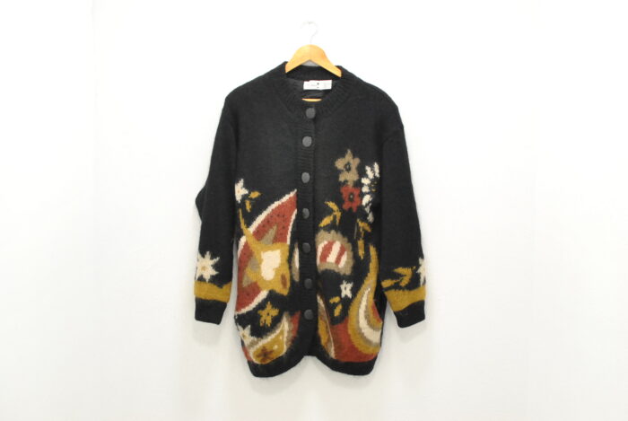 Papillon bluza cardigan vintage din lana amestec pentru femei marimea OS - imagine 7