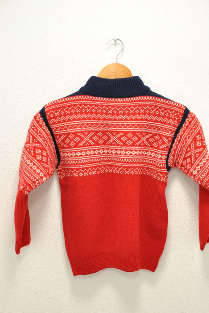 Viking of Norway bluza de lana cu motive nordice traditionale ,  pentru copii marimea 6 - imagine 4
