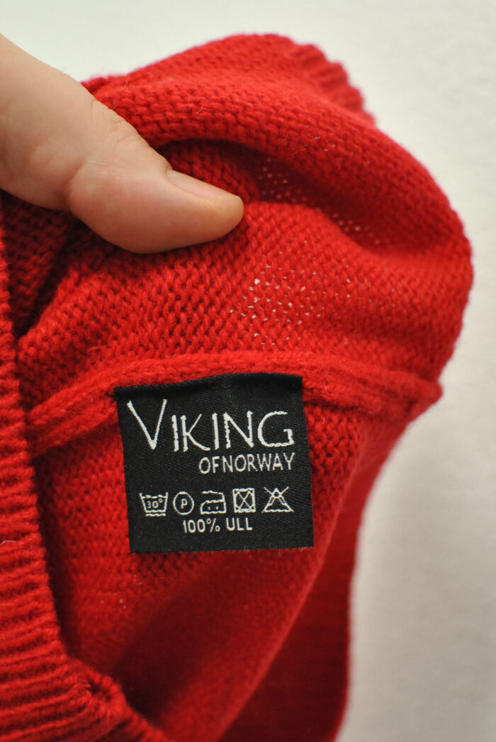 Viking of Norway bluza de lana cu motive nordice traditionale ,  pentru copii marimea 6 - imagine 5