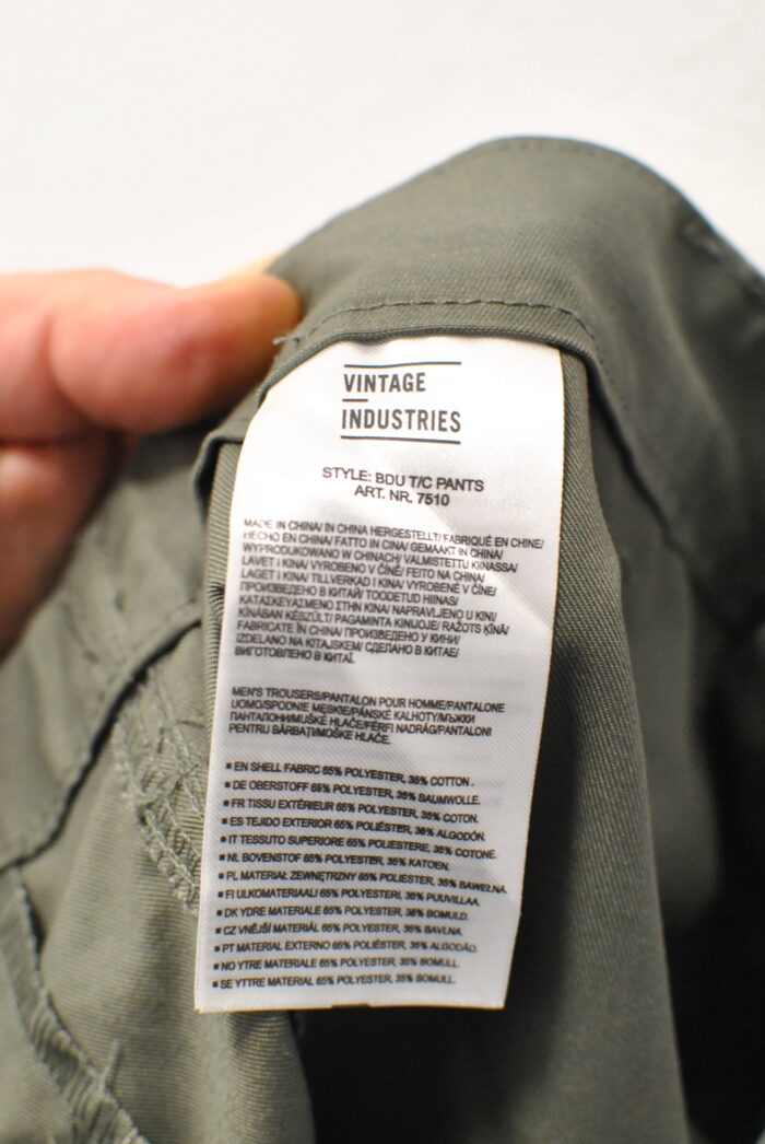 Vintage Industries pantalon cargo de barbati marimea XL - imagine 6