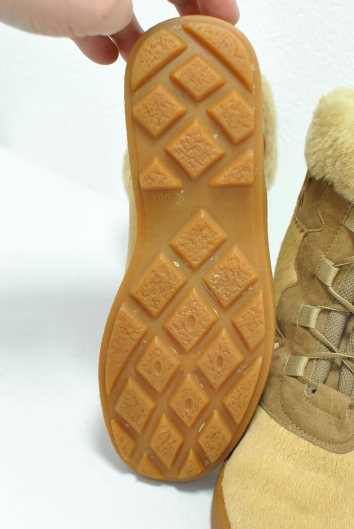 Olang ghete vintage de iarna , piele de vaca imlanite cu blana de miel , marimea 40 - imagine 8