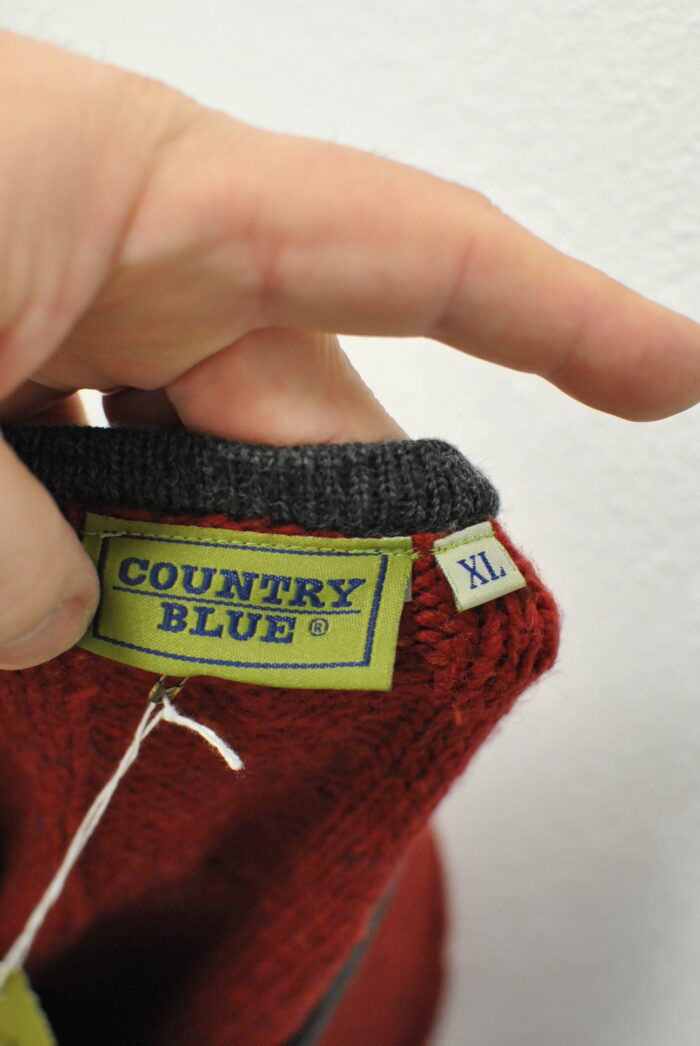 Country Blue geaca vintage de femei marimea XL - imagine 7