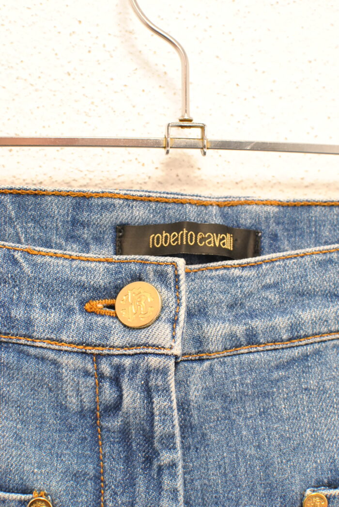 Roberto Cavalli blug elastic boot cut pentru femei marimea 40 - imagine 5
