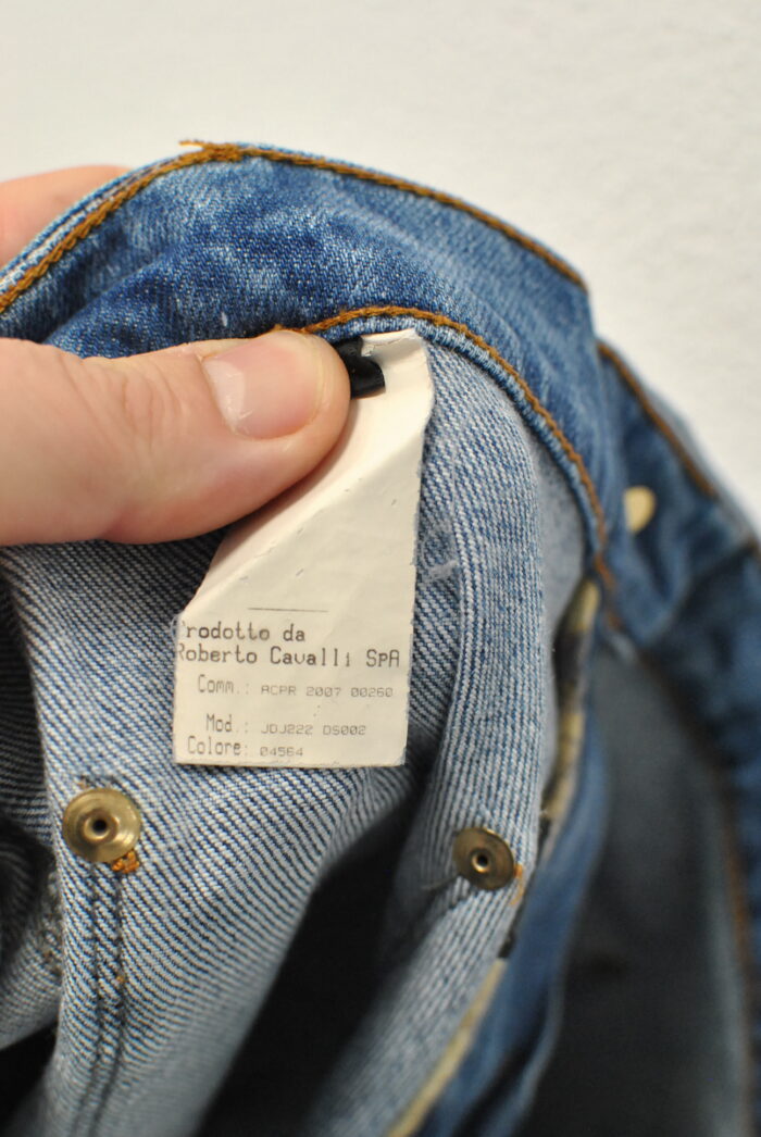 Roberto Cavalli blug elastic boot cut pentru femei marimea 40 - imagine 13