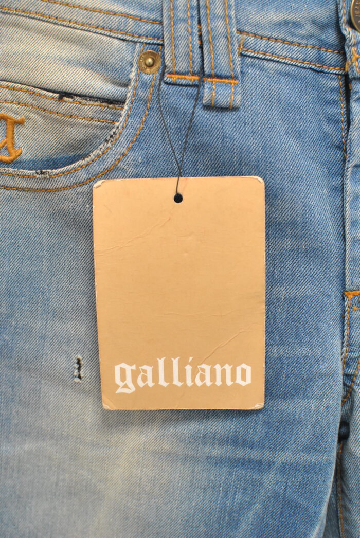 Galliano blug elastic boot cut pentru femei marimea 25 - imagine 4