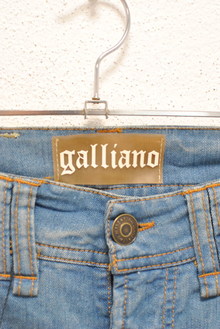 Galliano blug elastic boot cut pentru femei marimea 25 - imagine 2